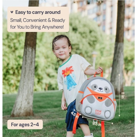 BabbleRoo Toddler Backpack, Kids Backpack - Light & Comfortable. - Picture 4 of 9